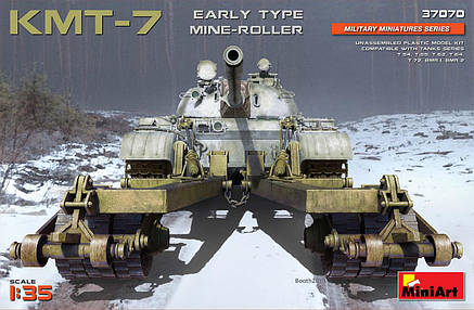 Мінний трал колейний КМТ-7 раннього типу. 1/35 MINIART 37070, фото 1