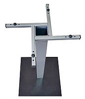 Металева база опора для столу Ліон 600х400 мм, висота 725 мм, колір сірий, для бару, кафе, ресторану, фото 5