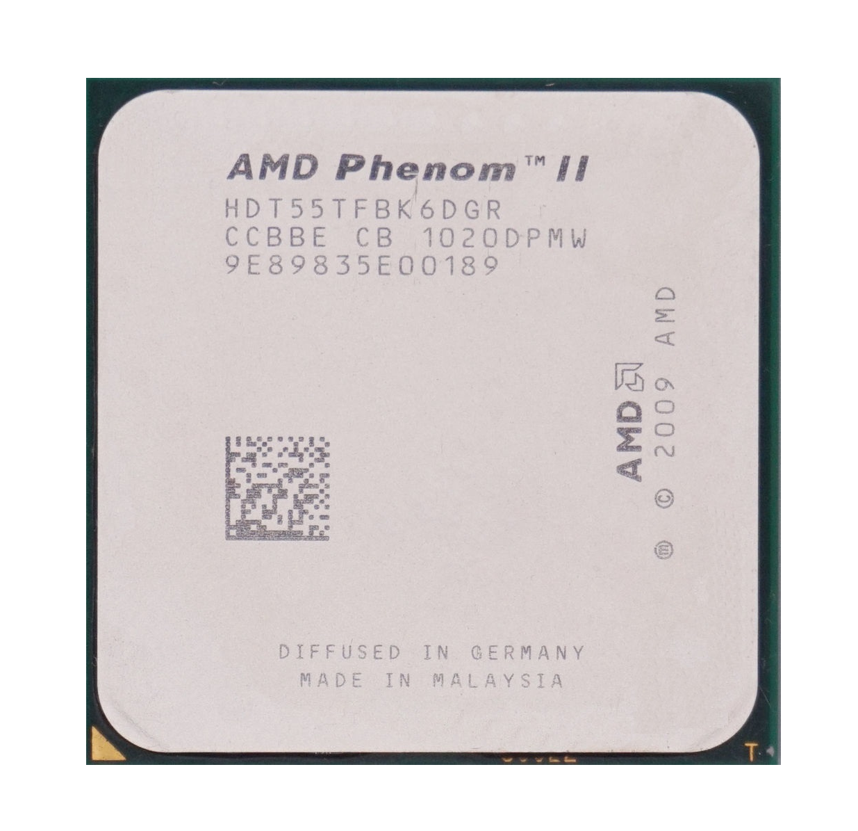 Процесор AMD Phenom II X6 1055T 2.80 GHz / 6M / 4 GT / s (HDT55TFBK6DGR) sAM3, tray