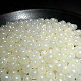 Кондитерська посипка цукрові кульки Білі (5 мм) — 50 грамів, фото 2