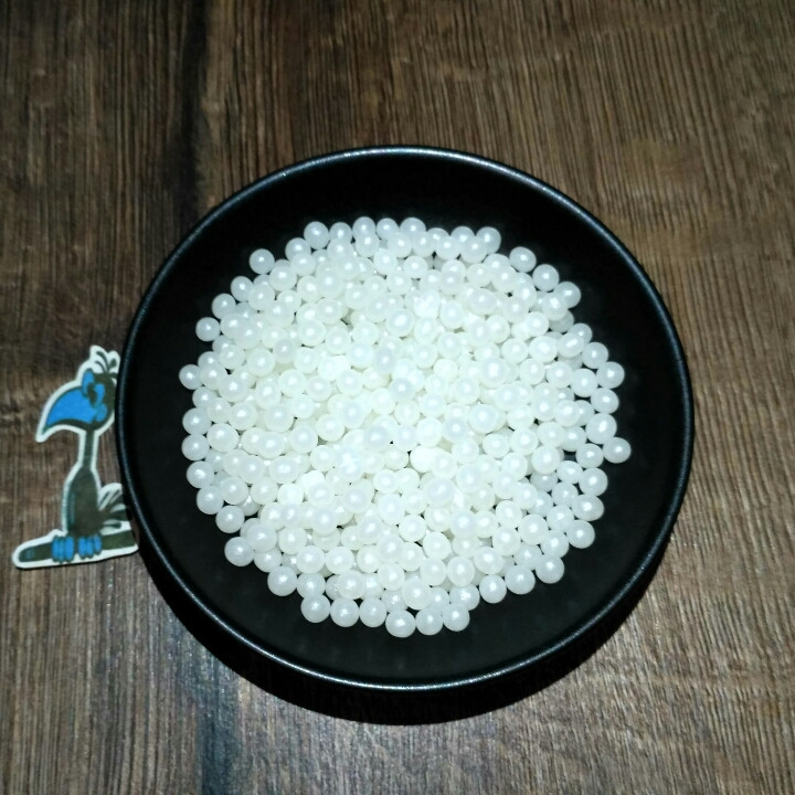 Кондитерська посипка цукрові кульки Білі (5 мм) — 50 грамів