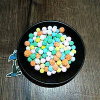 Кондитерская посыпка сахарные шарики Мимоза разноцветные (7 мм) - 50 грамм