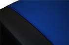 Авточохли універсальні (повний набір) Pok-ter Standart з екошкіри синій, фото 3