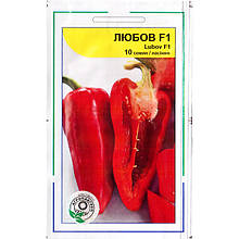 Насіння перцю раннього, солодкого "Любов" F1 (10 насінин) від Syngenta, Голандія