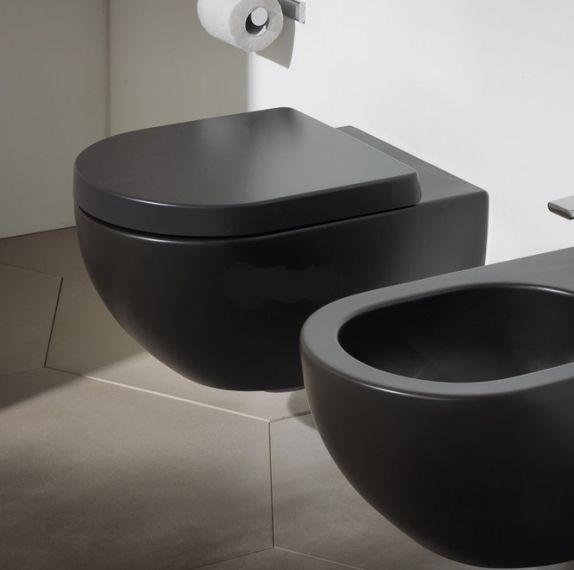 чорний унітаз купити