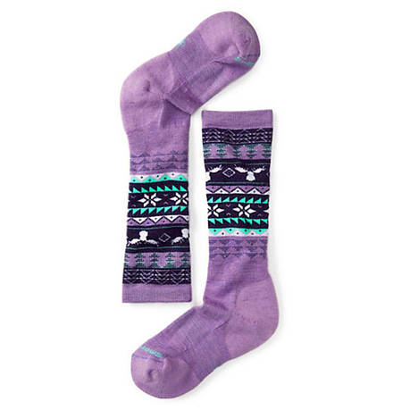 Дитячі термошкарпетки Smartwool Girls' Wintersport Fairisle Moose Socks, фото 2