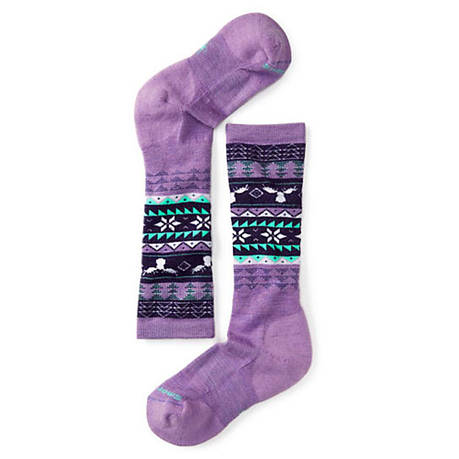 Дитячі термошкарпетки Smartwool Girls' Wintersport Fairisle Moose Socks, фото 1