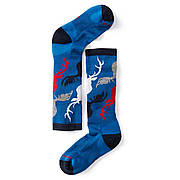 Дитячі термошкарпетки Smartwool Kids' Wintersport Camo Socks Bright Blue, XS / 22-25