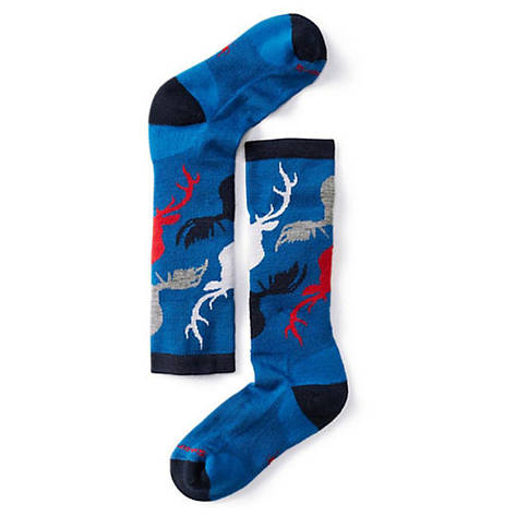 Дитячі термошкарпетки Smartwool Kids' Wintersport Camo Socks Bright Blue, XS / 22-25, фото 1