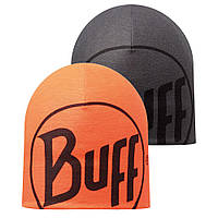 Шапка Buff Reflective Microfibre Reversible Hat, R-Logo Graphite/orange