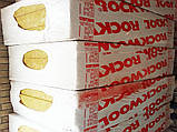 Вата мінеральна фасадна Rockwool Frontrock Max E (Роквул Фронтрок Макс Е) 1000х600х120 мм у пакованні 1,8 м2, фото 4
