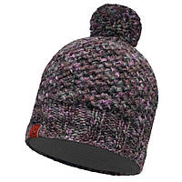 Шапка Buff Knitted & Polar Hat Margo, Plum/grey Vigore