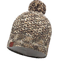 Шапка Buff Knitted & Polar Hat Margo, Brown Taupe/grey