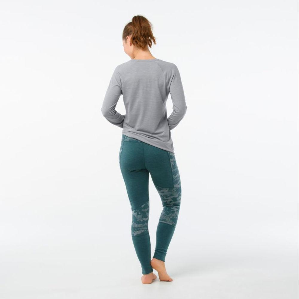 Термоштаны Smartwool Women's Merino 250 Asym Bottom Mediterranean Green, XS - фото 2 - id-p897865964