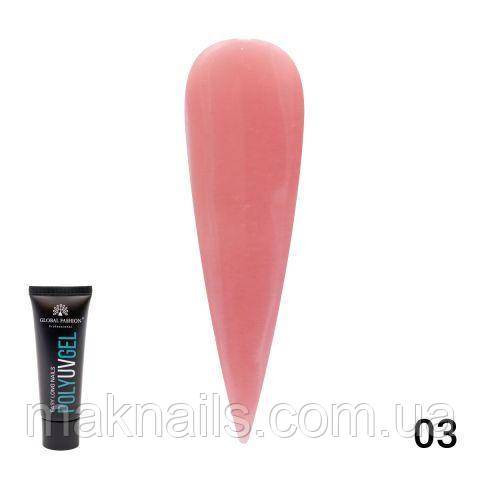 Полигель (акригель) Global Fashion 03 (камуфляж) 30мл, фото 1