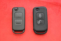 Чохол силіконовий для викидного ключа Mercedes