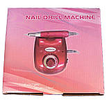Фрезерний апарат Nail Master 45000 обертів , 65 вт червоний, фото 4