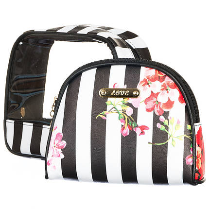 Косметичка Veronese набір 2 шт 21х12х6 см 2008LL кейс сумочка для косметики VE, фото 1