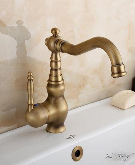 Змішувач для умивальника DECO SIMPLE G23 Бронза