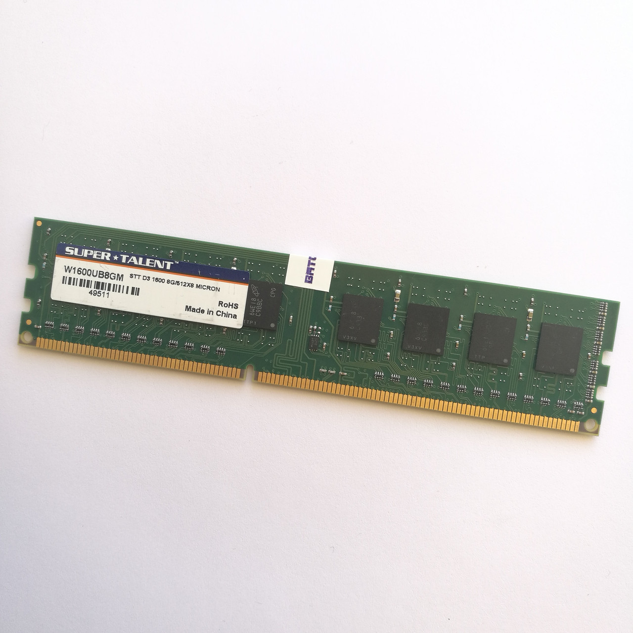 Оперативная память Super Talent DDR3 8Gb 1600MHz PC3 12800U CL11 (W1600UB8GM) Б/У