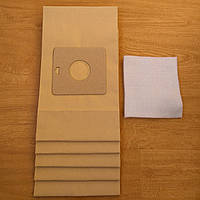 Одноразовые бумажные мешки СЛОН S-01 C-II (5 шт в упак) VP-95 для пылесоса Samsung SC51.., VC53.., VC54..,SC63