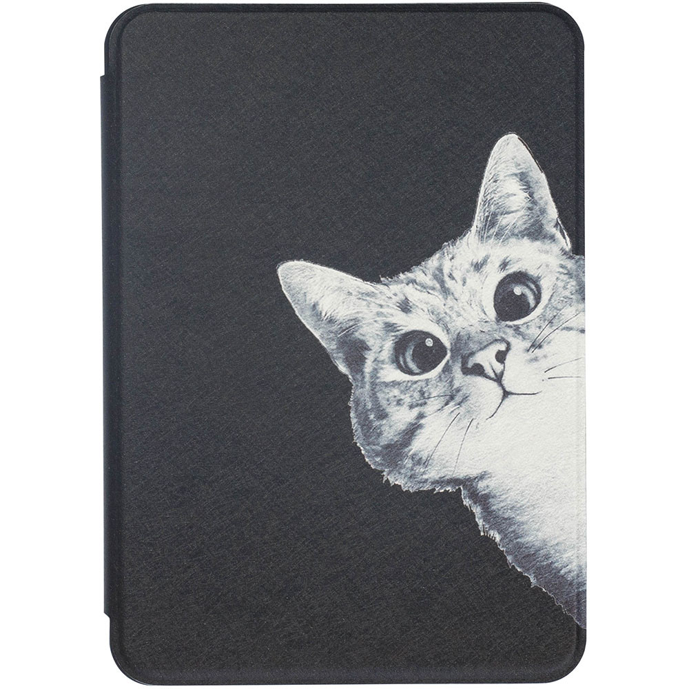 Чехол Galeo TPU Print для Amazon Kindle Paperwhite 2018 Funny Cat Black, фото 1