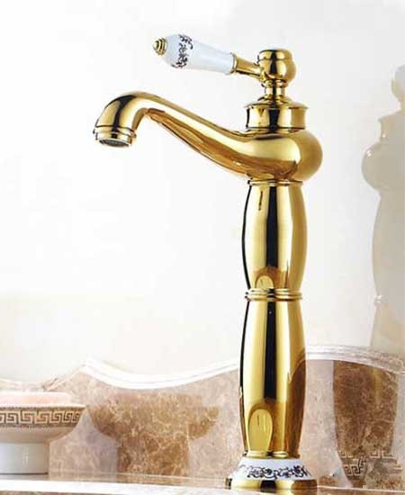 Змішувач для умивальника BIG DECO GOLG Золото