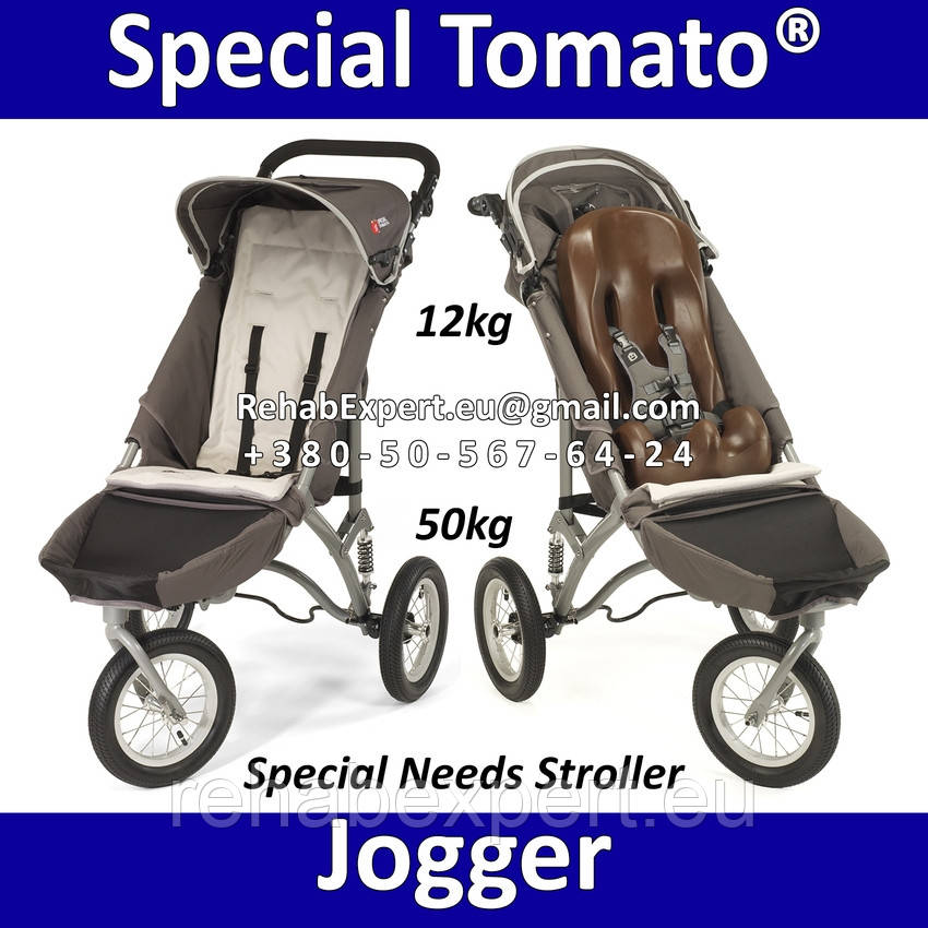 Special Tomato Jogger Special Needs Stroller — Спеціальна Прогулянкова Коляска для Реабілітації дітей із ДЦП