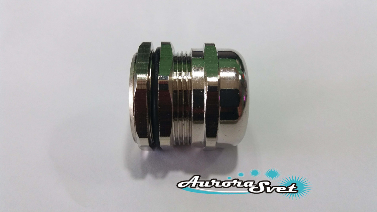 Герметичне кабельне введення PG21 IP68 металевий водонепроникний. Для басейнів, акваріумів,фонтанів, поміст 