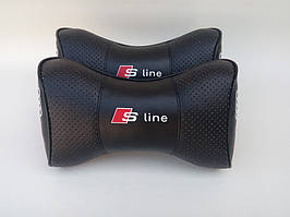 Підголовник (подушка) AUDI S-LINE чорний