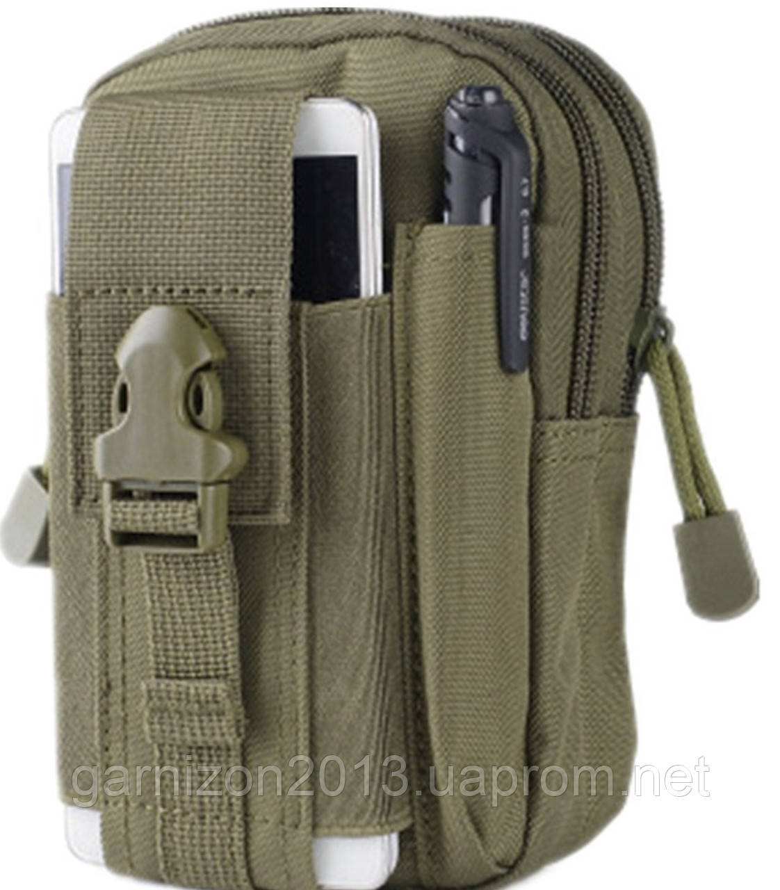 Сумка EDC Molle. Поясна. Барсетка, аптечка тактична. Олива