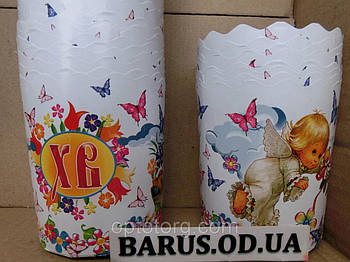 Паперові форми для випікання оптом 130*85 Ангелочки