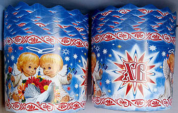 Паперові форми для випікання оптом 130*85 Ангелочки