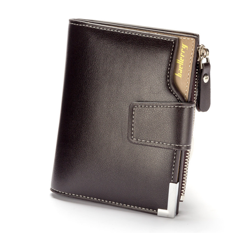 Чоловічий гаманець Baellerry Carteira Mini коричневий, фото 1