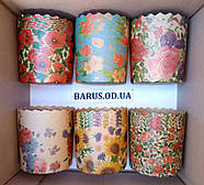 Паперові форми для випікання оптом 110*85 Квіти, фото 2