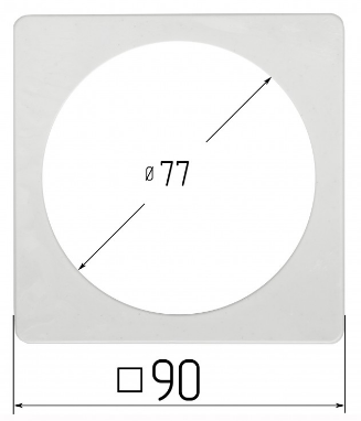 Термоквадрат для установки светильников на натяжной потолок - фото 1 - id-p898951062