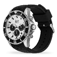 Годинник Ice Watch Ice Steel Black Silver/Chrono (016302) (розмір L)