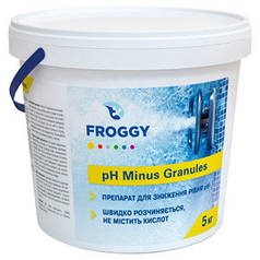 PH мінус для басейну Froggy 5 кг (гранули)