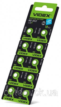Батарейка Videx AG0 \ LR521
