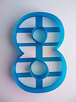 3D-формочки-вирубки для пряників "Вісімка 18 (24 см)"