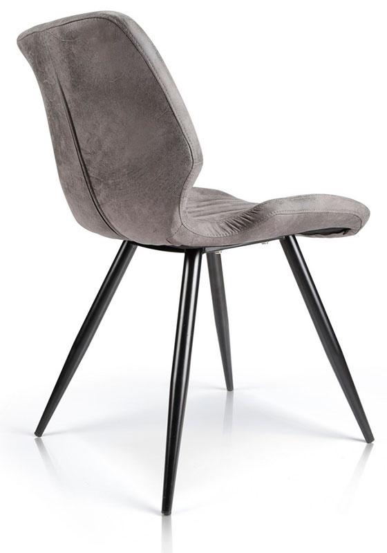 Стул М-22 нубук серый, стул в стиле модерн, для дома и HoReCa - фото 4 - id-p899074718