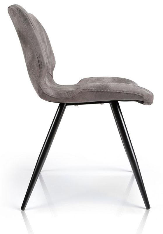 Стул М-22 нубук серый, стул в стиле модерн, для дома и HoReCa - фото 3 - id-p899074718