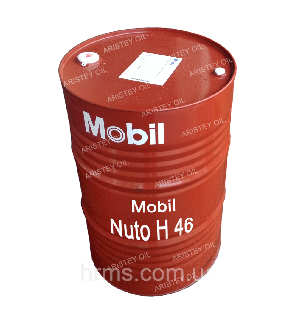 Масло гідравлічне Mobil Nuto H 46 (ISO VG 46; HLP) бочка 208 л Мобіл Нуто 46 Мобіл Нуто 46