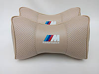 Подголовник (подушка) BMW M-PERFORMANCE BEIGE