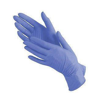 Рукавички одноразові Polix PRO&MED Purple Blue XS (без пудри), фото 2