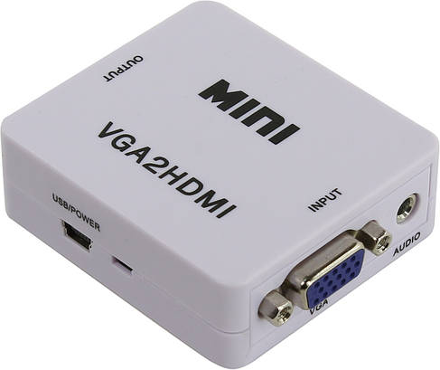 Конвертор VGA HDMI VGA2HDMI 5027, зі звуком, фото 1