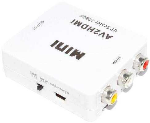 Конвертер AV на HDMI AV2HDMI 5028, зі звуком, фото 3