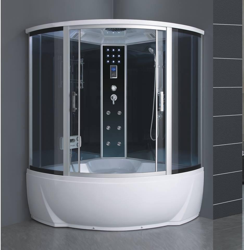 Гідромасажний бокс Atlantis AKL 1318 White 150х150 (білий), фото 1
