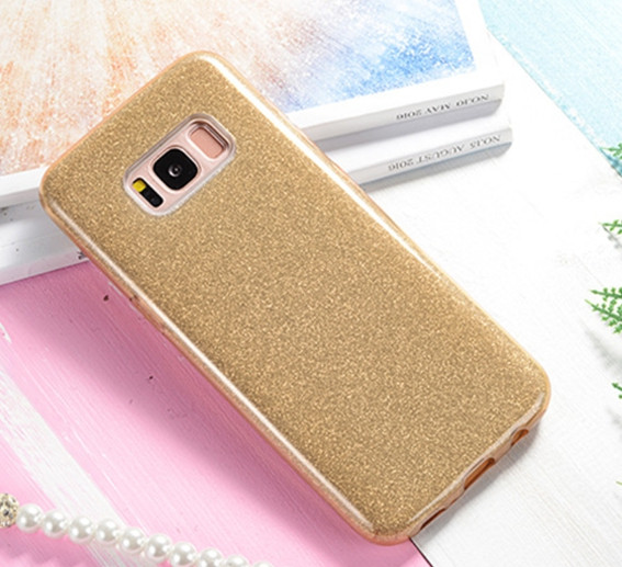 Чохол 3 в 1 з блискітками на Samsung Galaxy S8, фото 1