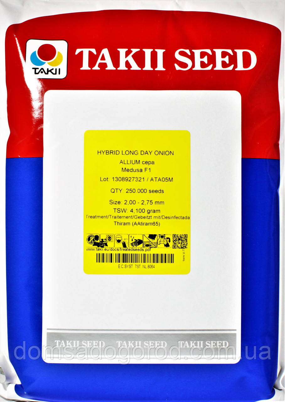 Цибуля МЕДУЗА F1 Takii Seeds 250 000 тис.